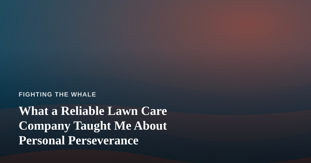 What a Reliable Lawn Care Company Taught Me About Personal Perseverance